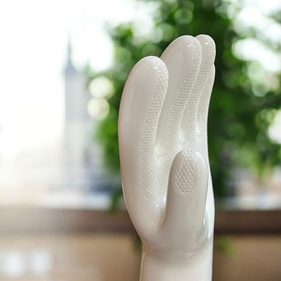 Vtg. Porcelain Latex Glove Mold General Porcelain 1982 Urban Industrial Decor - Picture 16 of 16